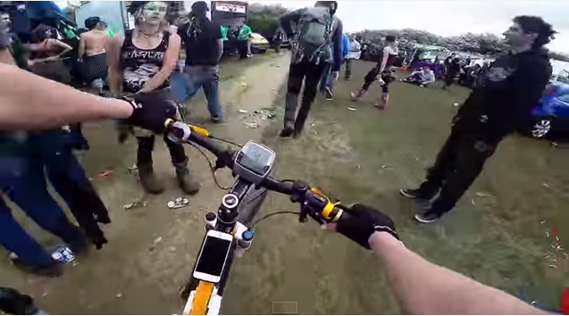 bikers illegal rave