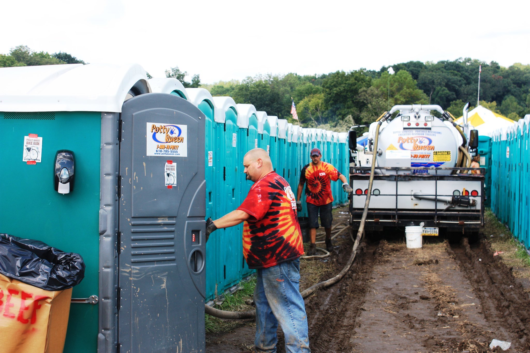 porta potties